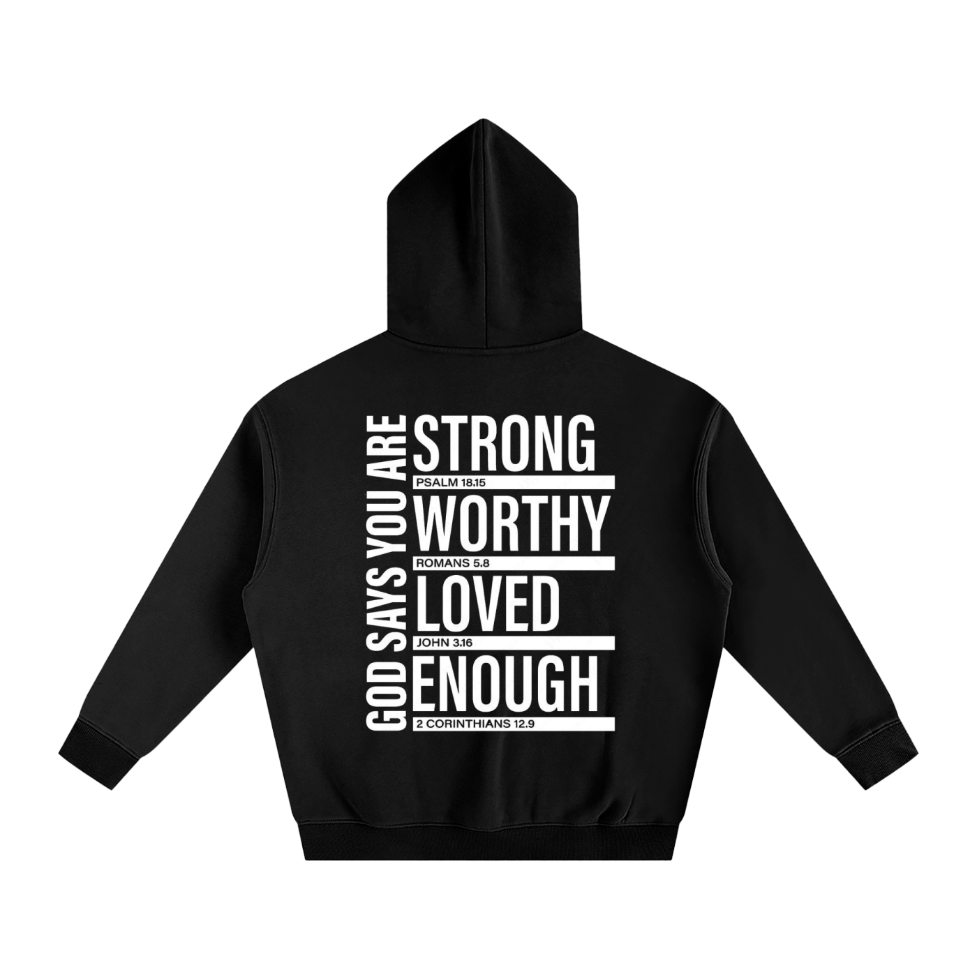 Multi Scripture Hoodie