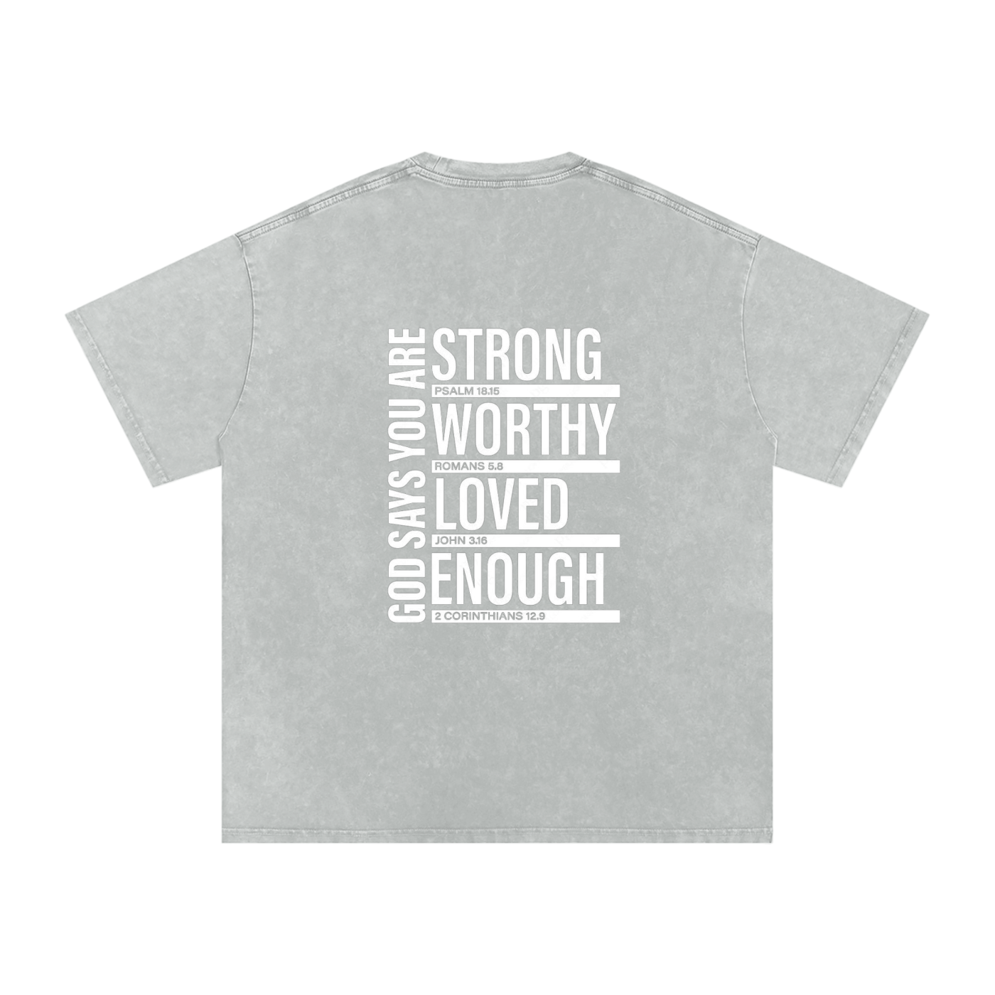 Multi Scripture Cotton T-Shirt