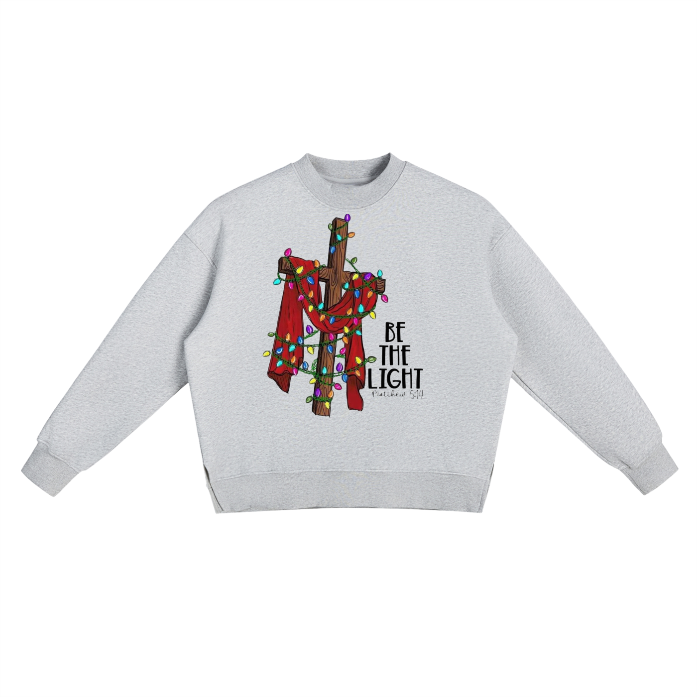 Be The Light Christmas Sweatshirt