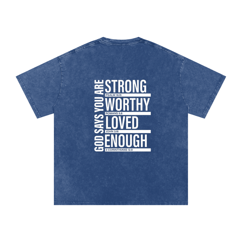 Multi Scripture Cotton T-Shirt
