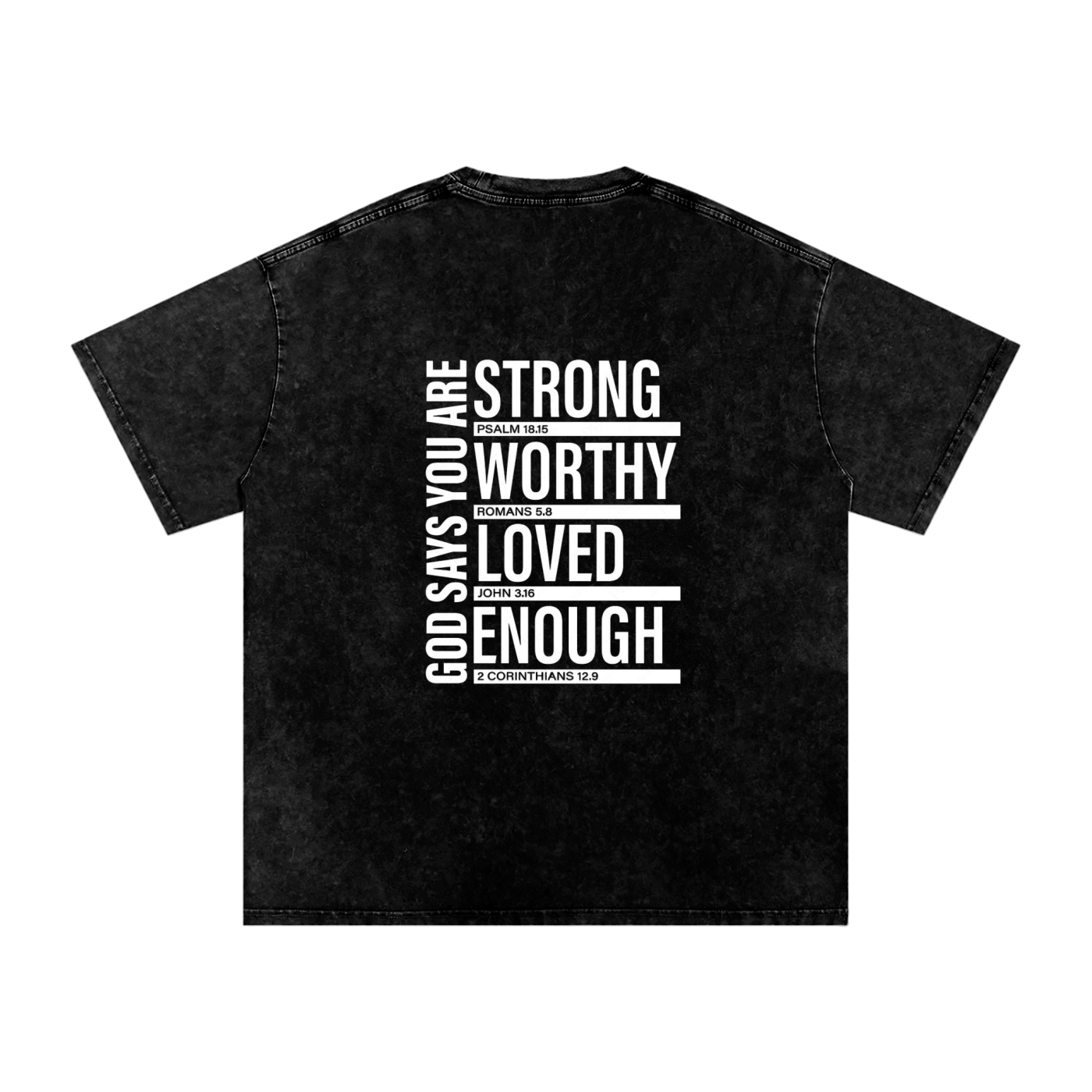 Multi Scripture Cotton T-Shirt