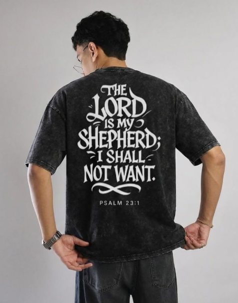 Psalm 23:1 Cotton T-Shirt