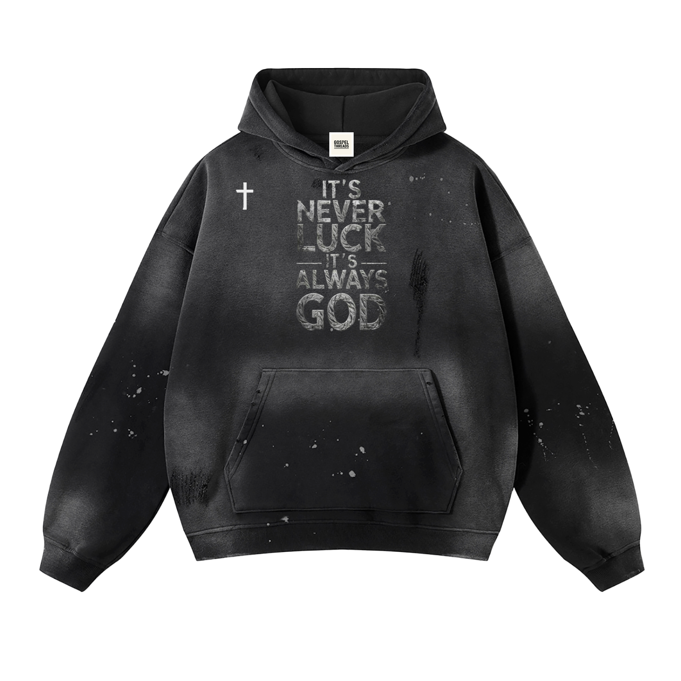 It`s Always God Fleece Hoodie