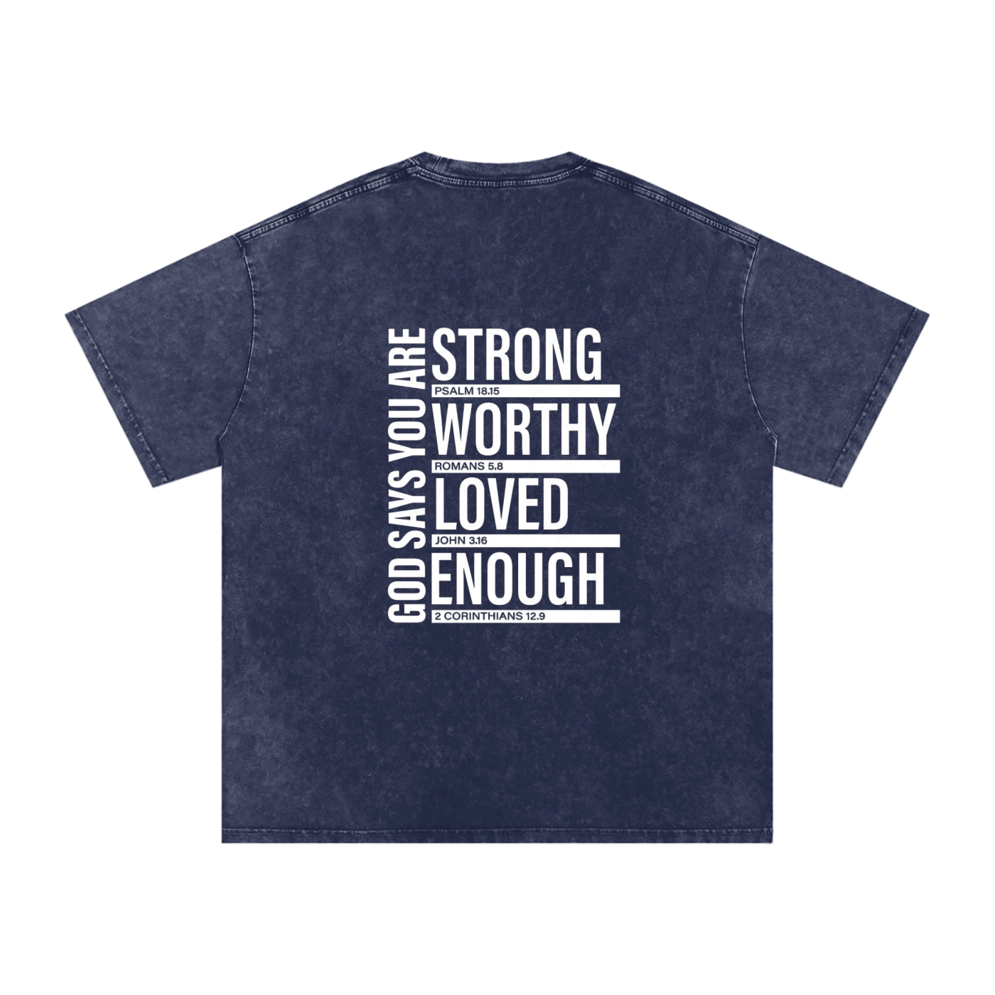 Multi Scripture Cotton T-Shirt