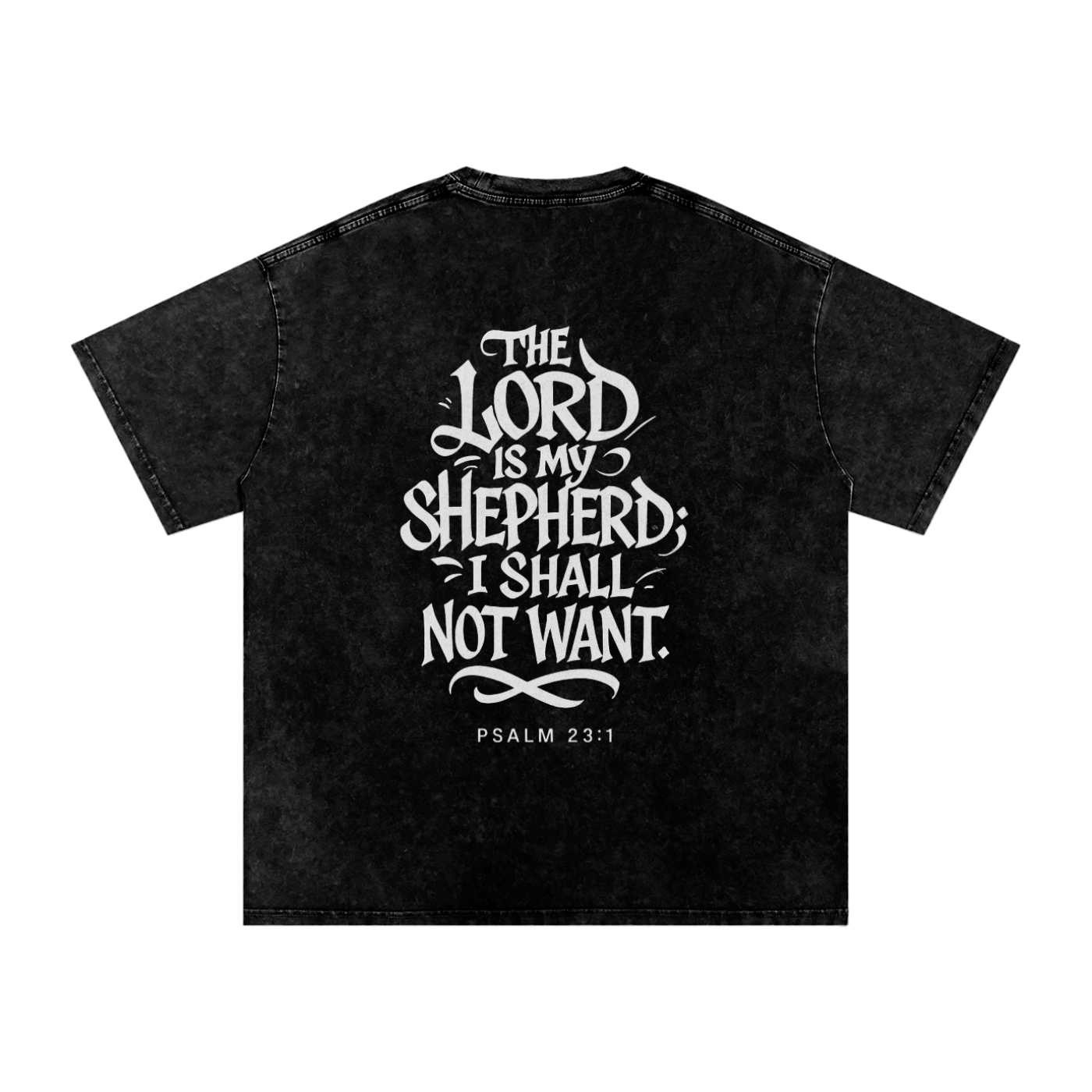 Psalm 23:1 Cotton T-Shirt